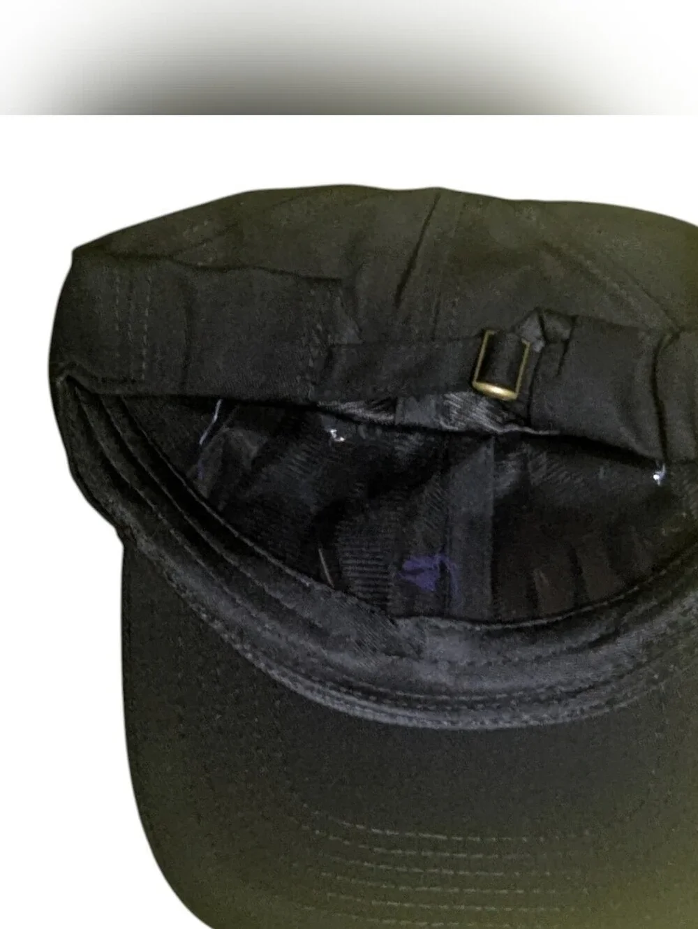 NEW Saved By Grace Redeemed Black Baseball Cap O/S Adjustable Hat Cross Floral